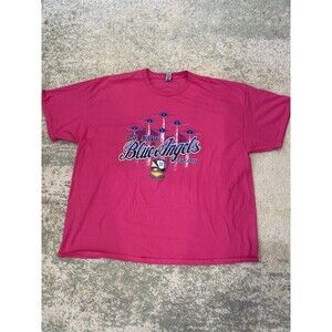 Vintage US Navy Blue Angels Pink Size 3XL Gildan Ultra Cotton